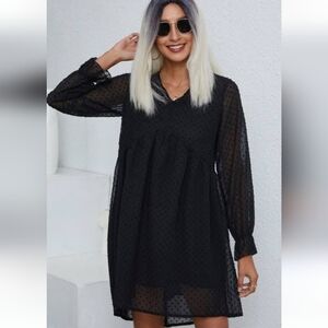 NWT Kirundo Women’s Smocked Blue Floral Midi Dress Ruffle Boho Cottagecore #543